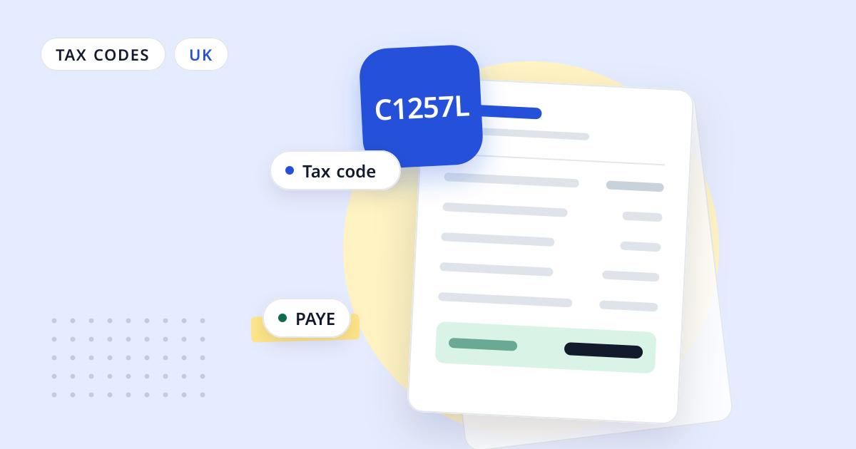 Illustration for “C1257L tax code: Welsh rates explained”: an abstract sheet of paper with a “C1257L” badge