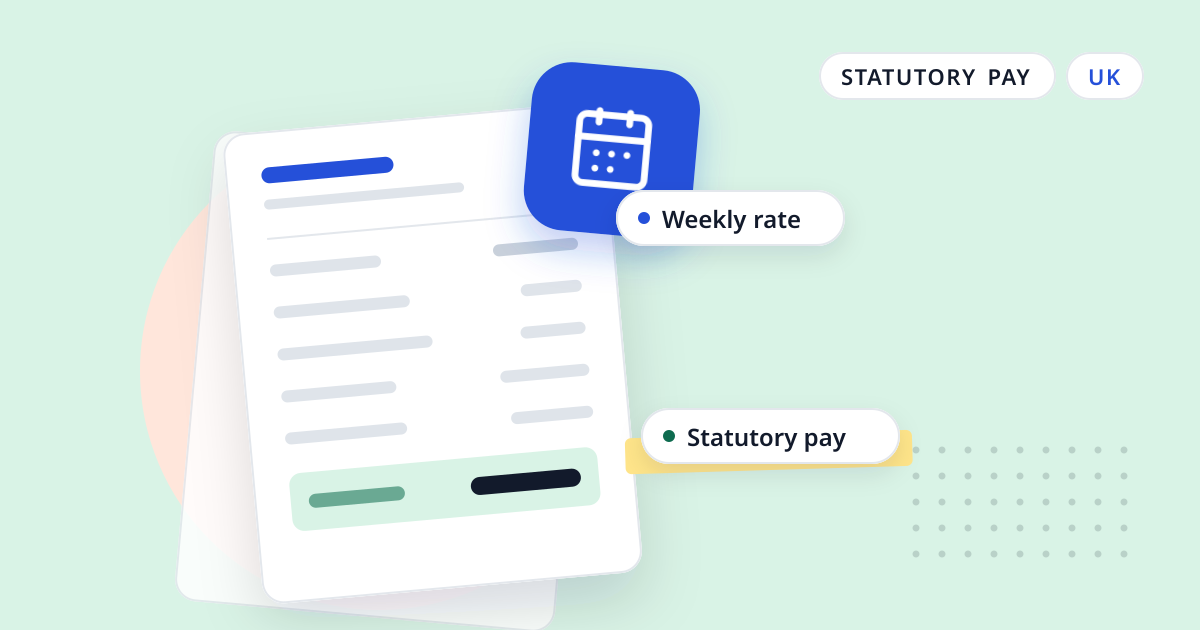 Illustration for “How much is SSP in 2026/27? Statutory Sick Pay rate and rules”: an abstract sheet of paper with a calendar symbol
