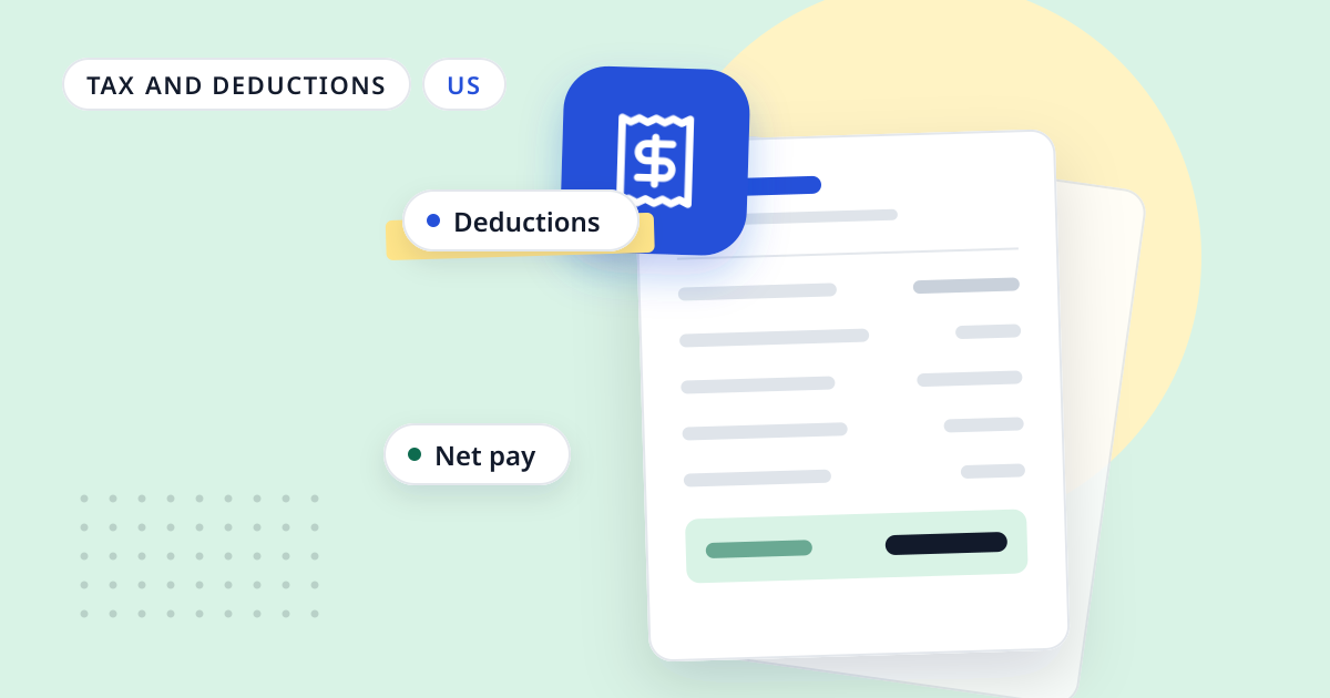 Illustration for “How to calculate overtime pay: time and a half, double time and two rates”: an abstract sheet of paper with a receipt symbol