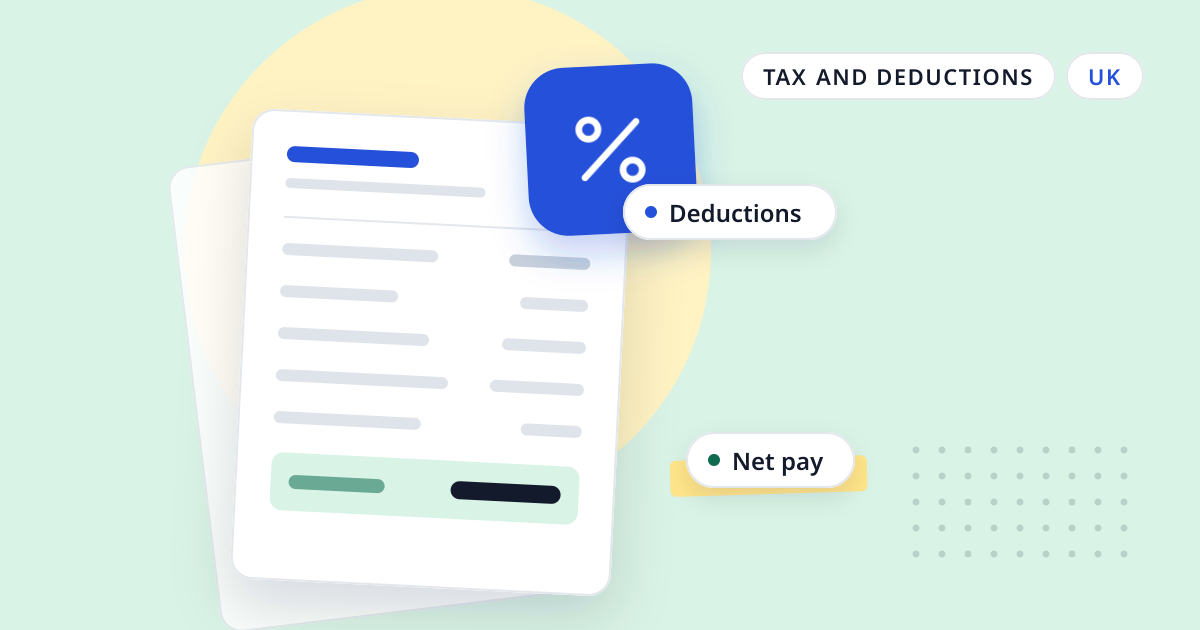 Illustration for “PAYE reference number on a payslip, P60 or P45: where to find it”: an abstract sheet of paper with a percent symbol