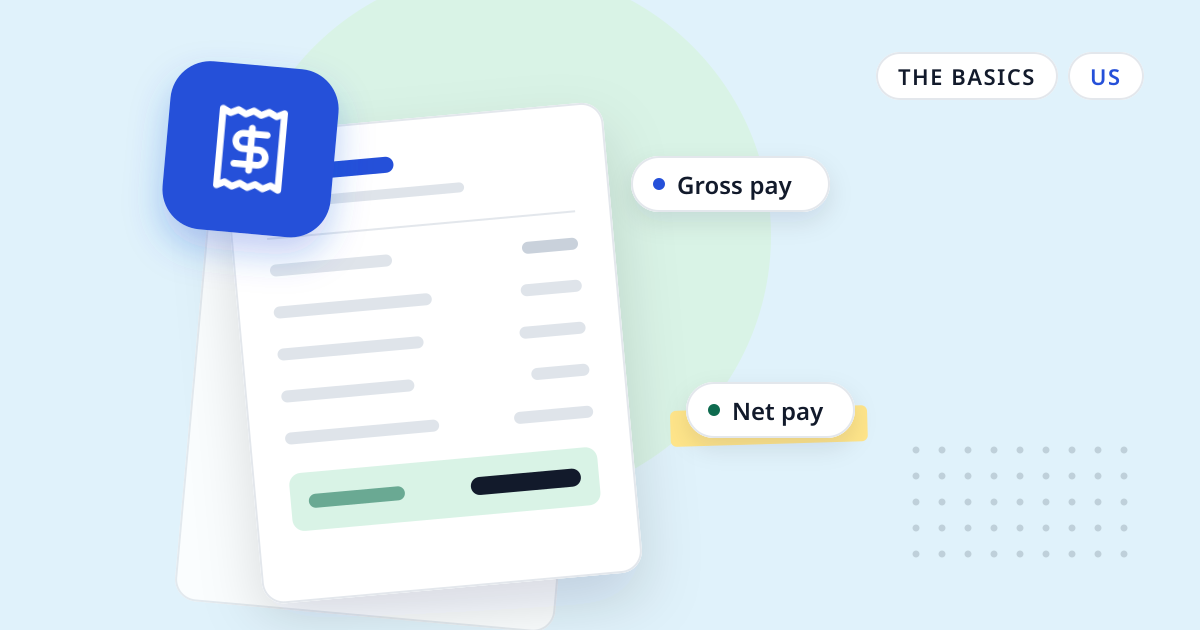Illustration for “Doing payroll in a spreadsheet: free template, and the mistakes it causes”: an abstract sheet of paper with a receipt symbol
