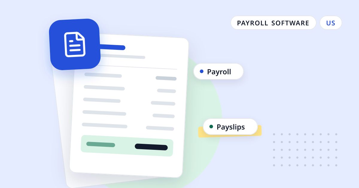 Illustration for “QuickBooks Payroll review for 1–5 employees (2026)”: an abstract sheet of paper with a document symbol