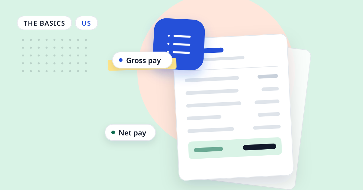 Illustration for “Shift differential: how it's paid, how it changes overtime and how it shows on a pay stub”: an abstract sheet of paper with a list symbol