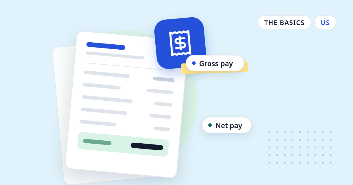 Illustration for “Tip credit and the tipped minimum wage in 2026: what the pay stub must show”: an abstract sheet of paper with a receipt symbol